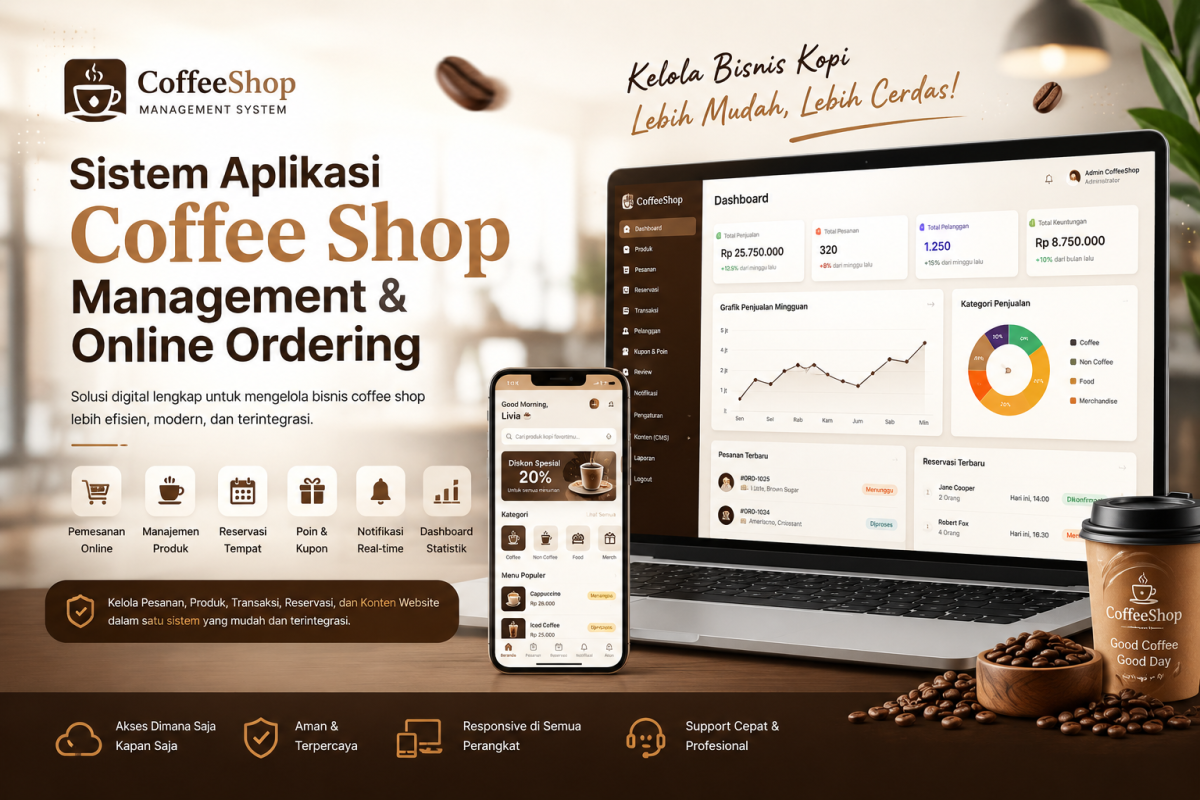 Sistem Aplikasi Coffee Shop Management & Online Ordering
