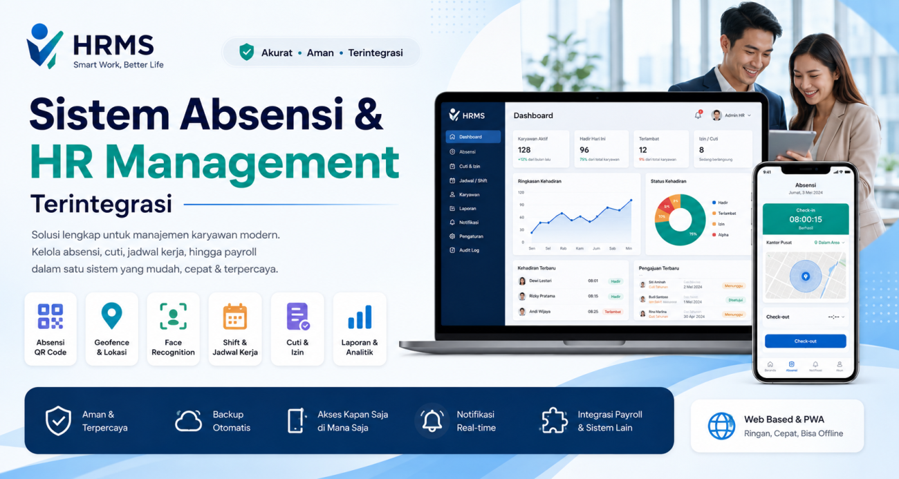 Sistem Absensi & HR Management Terintegrasi